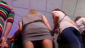 Sexy real amateur party with sluts sucking