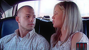 Sexy swinger couple trying out swinging
