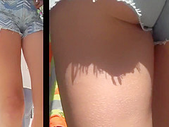 Sexy teen 18+ In Shorts Tight Ass Mall Candid