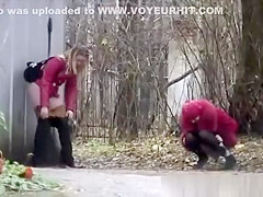 Sexy teens 18+ peeing outdoor