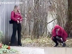 Sexy teens 18+ peeing outdoor