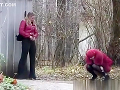 Sexy teens 18+ peeing outdoor