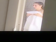 Sexy wife spied in the bathroom