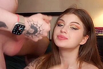 Shameless Step sister Fuck On Parents Bed