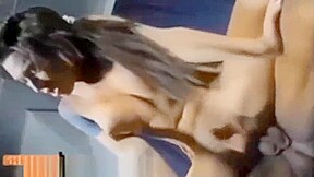 Shemale,Fleshlight fucking and Lesbian cum challenge
