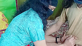 Showing Boobs Along With Handjob