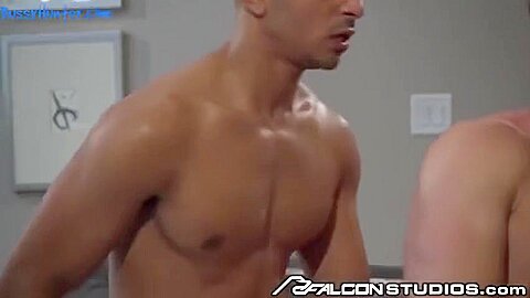 Shredded Ebony Barebacks Devin Francos Muscle Ass Falcon Studios