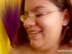 Shy Bbw Gets Hooked To Suck Black Cock