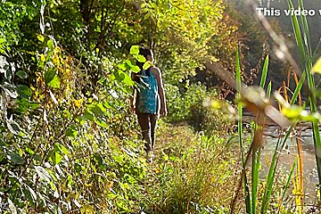 Simon Winternight And Black Lynn - Hiking Vlogger Find A Cock To Suck