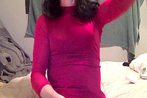 Sissy Eats Her Own Cum