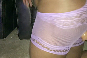 Sissy Playing Outdoors