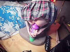 Sissy Tiffany Ciskiss Gets Ass Absolutely Fucked By Big Step daddy Xxxl Dildo