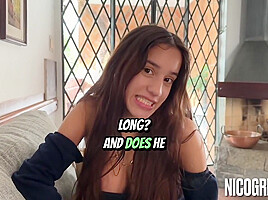Skinny Brazilian - First Casting With Beautiful Skinny 18yo Brazilian Teen 18+ - Pov Blowjob