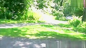Skinny German Redhead Amateur teen 18+ Outdoor Sexdate   
