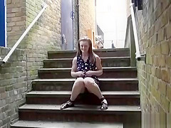 Skinny blonde teens 18+ public nudity and outdoor masturbation