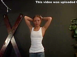 Skinny girl punished 1