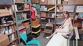 Skinny teen 18+ Alina West Gets Caught Stealing And Fucked