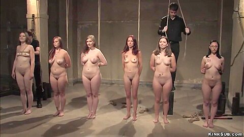 Slaves Tormented At Audition