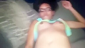 Slim Black Girl Fucks and Sucks