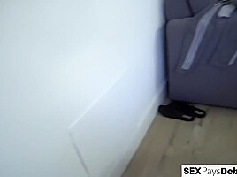Slim Cutie Fucks Big Cock For Debt Forgiveness
