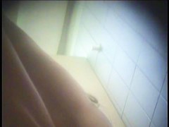 Slim cutie back to showing off horny ass slit
