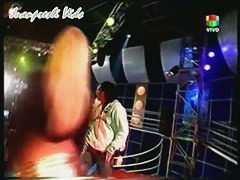 Slim sexy models shake their hot asses in upskirt TV shots