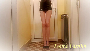 Slut Teasing And Pissing In High Heels 9 Min With Laura Fatalle