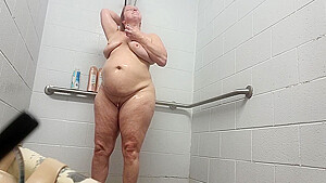 Slutty Wife Fucked At Campgrounds Shower