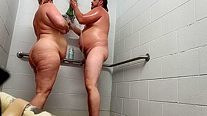 Slutty Wife Fucked At Campgrounds Shower