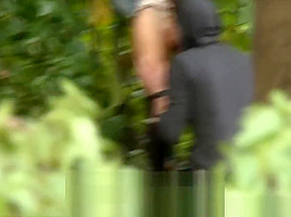 Slutty teen 18+ Girl Sucking StrangerВґs Cock on Street