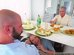Slutty teen 18+ Sneaky Blowjob Under The Table