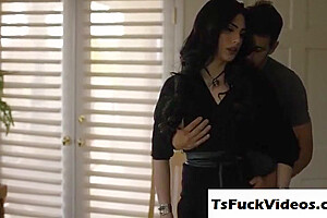 Small Juggs Tranny Gets Barebacked By Her - Ariel Demure