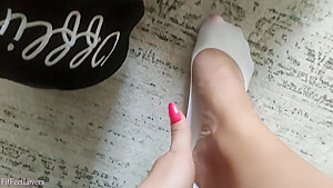 Sniffing Sweaty Feet In Socks
