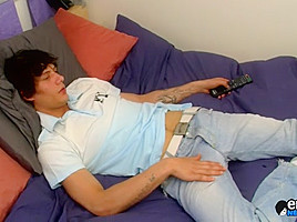 Soccer Boy Strokes His Load Out - Clark Fox - ExposedEmos