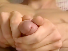 Soloing Young Hunk Is Squeezing Some Jizz