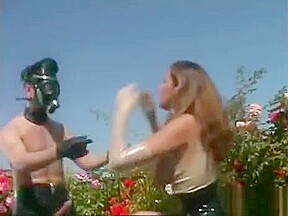 Sondra Hall Hot outdoor latex fuck and beautiful roses