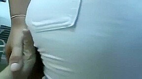 Spanish girl fucks in restaurant