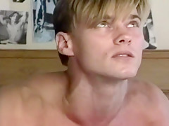 Sporty Lover Is Playing With Boner In The Bedroom