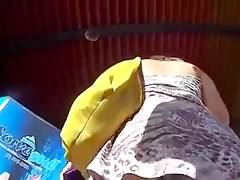 Spying Mature Upskirt Big Butt - Ass - Candid Booty