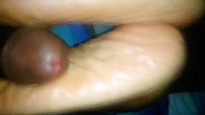 Ssbbw granny giving me a footjob no cum