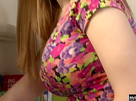 Stella Cox is getting banged from the back, instead of getting ready and going to work