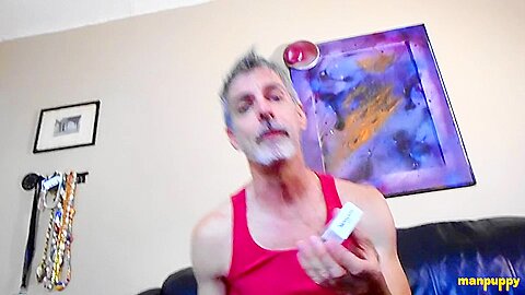 Step daddy Richard Lennox smokes while taunting his stepson