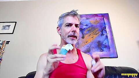 Step daddy Richard Lennox smokes while taunting his stepson