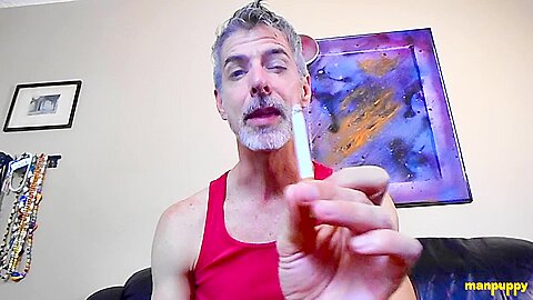 Step daddy Richard Lennox smokes while taunting his stepson