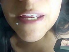 Step mom suckles,swallows,squirt her tit milk