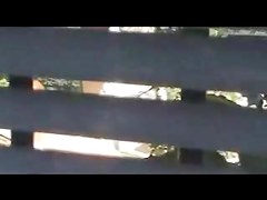 Step mom tanning naked