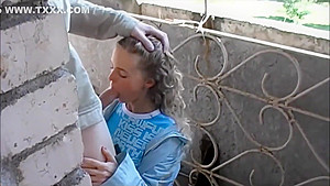 Step sister sucks Step brothers big cock