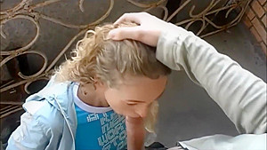 Step sister sucks Step brothers big cock
