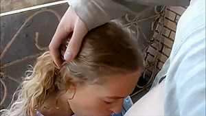 Step sister sucks Step brothers big cock