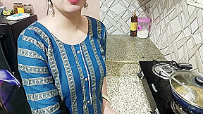 Stepmom Seduces Her Stepson For The Hardcore Fucking In The Hot Kitchen In Hindi
